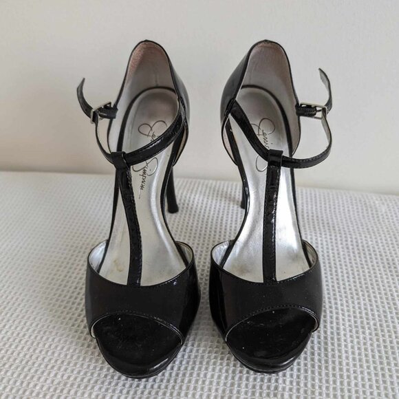 Black Jessica Simpson Stiletto Heels - Picture 3 of 5